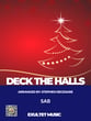 Deck The Halls SAB choral sheet music cover